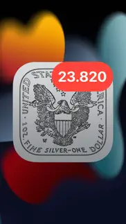 silver - live badge price iphone screenshot 1