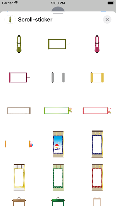 Screenshot #1 pour autocollant Scroll