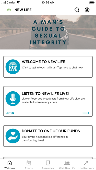 NEW LIFE MINISTRIES APP Screenshot