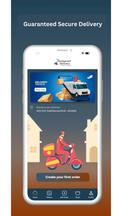 Pirateproof Delivery Screenshot