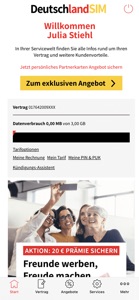DeutschlandSIM Servicewelt screenshot #1 for iPhone