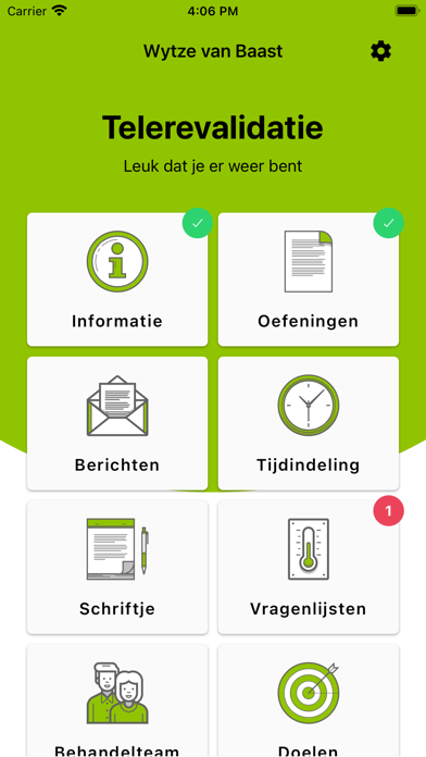 Telerevalidatie.nl Screenshot
