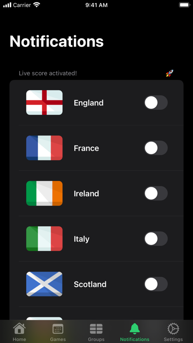 6 nations Screenshot