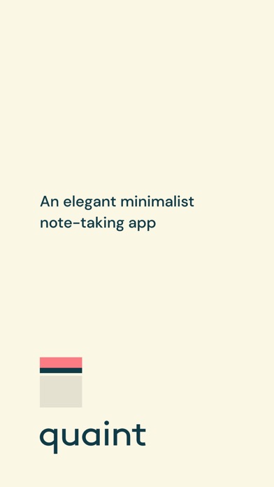 Quaint - Fun and Easy Notebook Screenshot