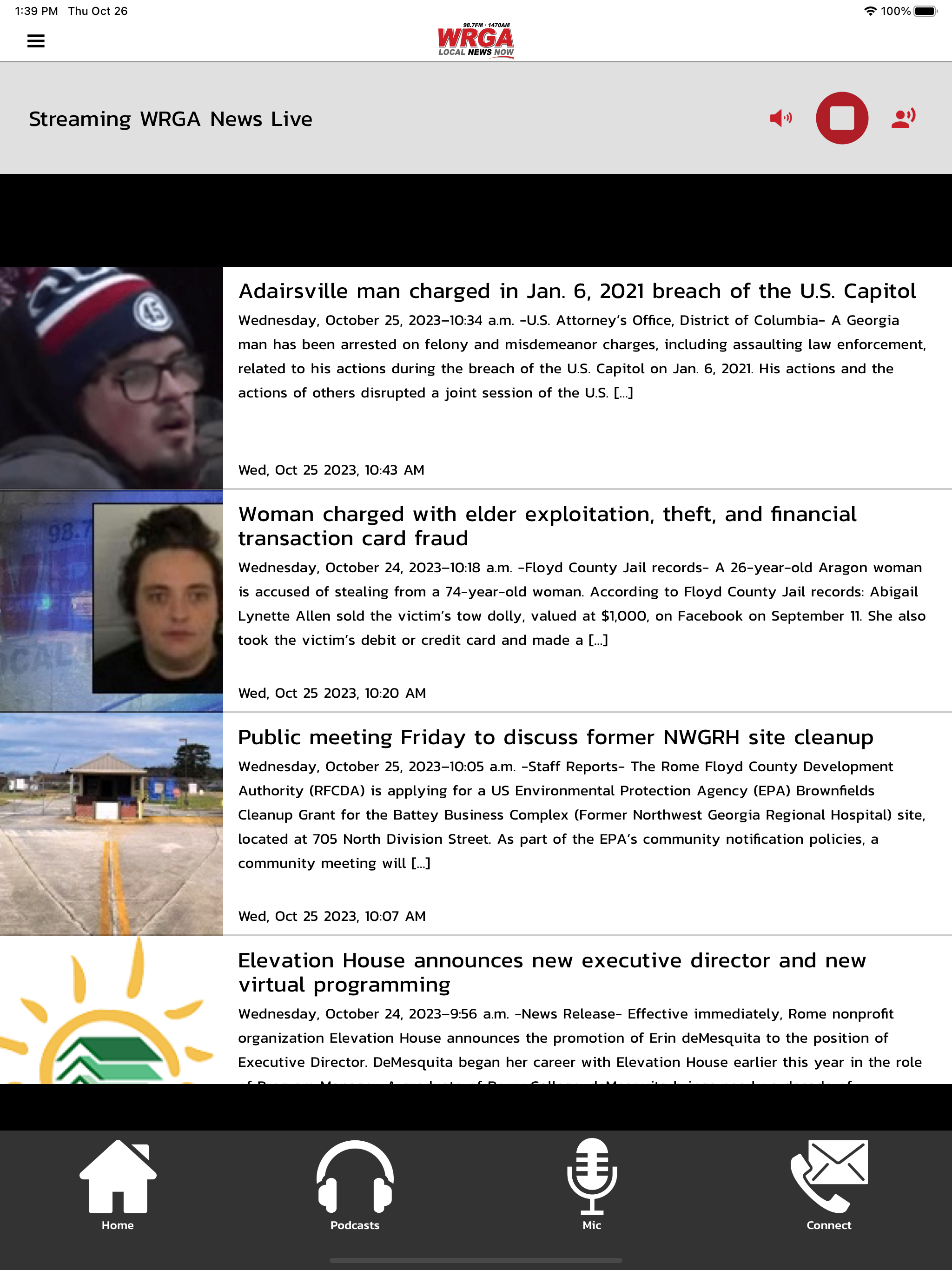WRGA News