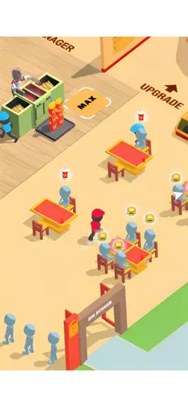 Game screenshot Idle Burger Restaurant Tycoon mod apk