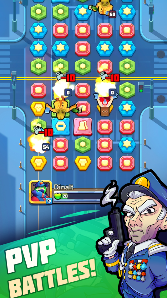 #2. Puzzle Wars: Heroes (iOS) 由: WOODEN SWORD LIMITED