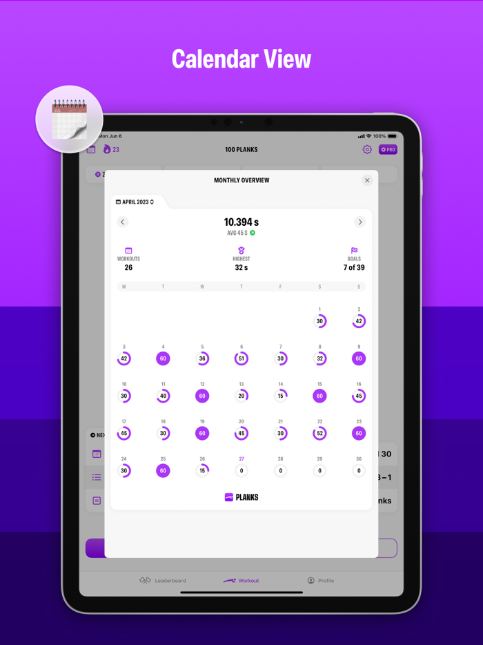Plank Workout and Fitness App