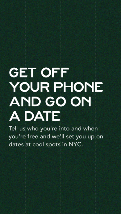Setup - NYC Dating Screenshot