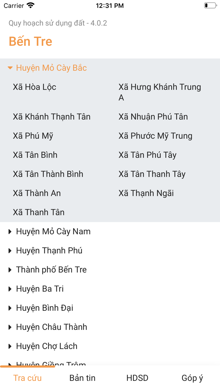 Quy hoạch Bến Tre