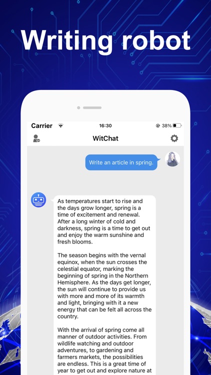 WitChat-Chat AI&Writing robot