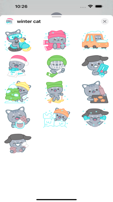 winter cat Screenshot