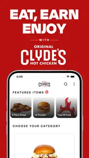 clydes hot chicken iphone screenshot 1