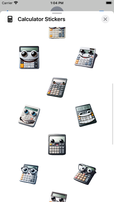 Screenshot #2 pour Calculator Stickers