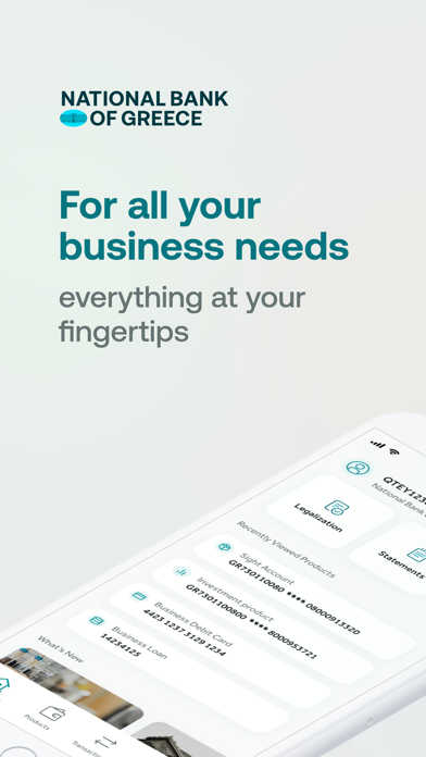 NBG Business Mobile Banking Screenshot