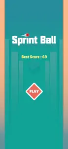 Sprint Ball - Reflex Challenge screenshot #1 for iPhone