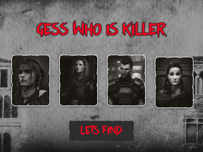 Murder Clue Killer Mystery