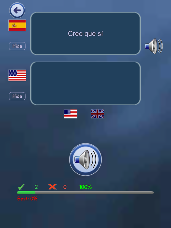 Learn Languages common Phrases iPad screenshot