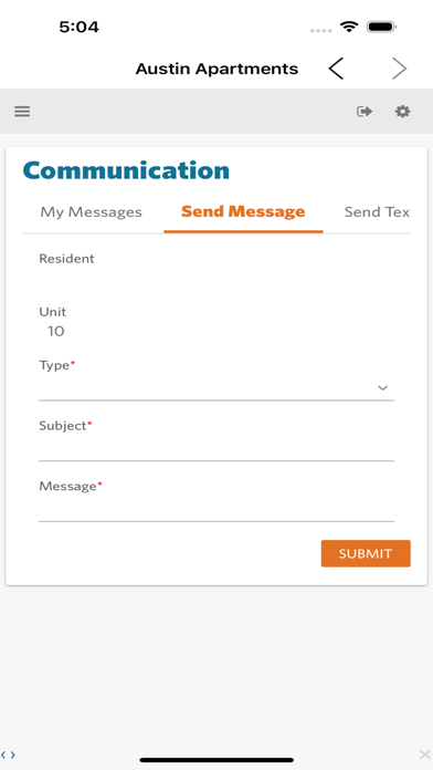 Hexa Resident Portal Screenshot