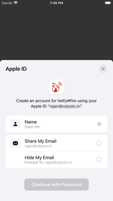 Screenshot 1 of helfyi#fire App