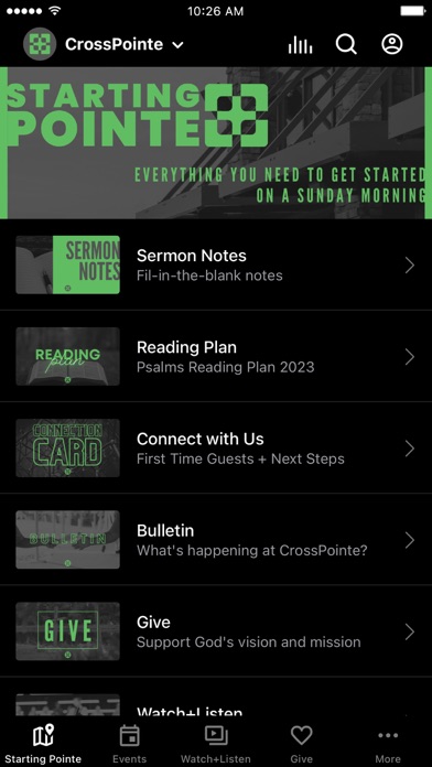 CrossPointe Church Screenshot