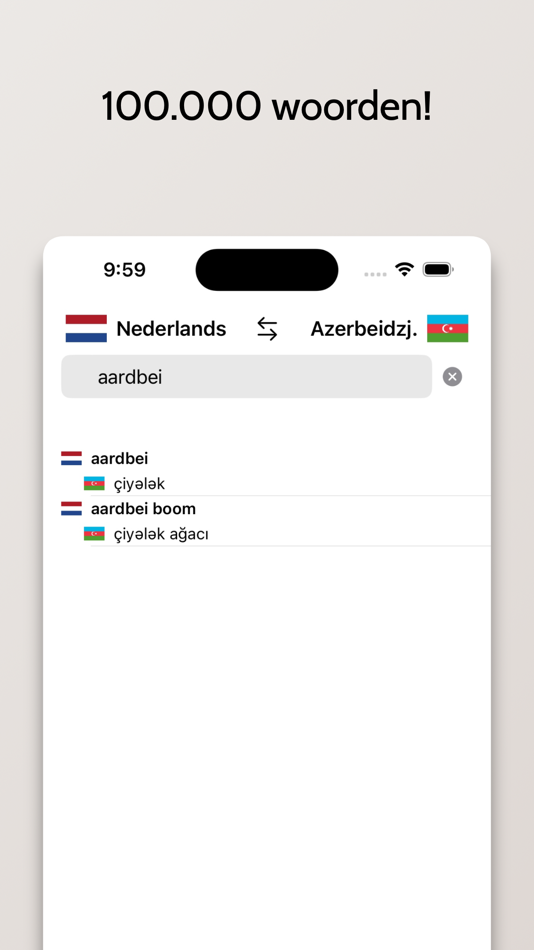 #2. Azerbeidzjaans-Nederlands (iOS) Podle: FB PUBLISHING LLC
