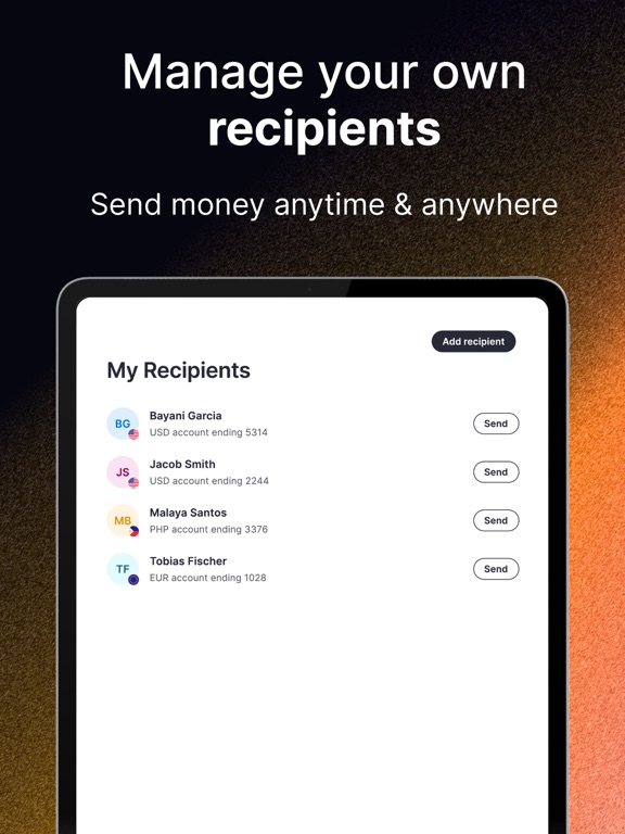 Kadmos iPad screenshot 4 - Finance app