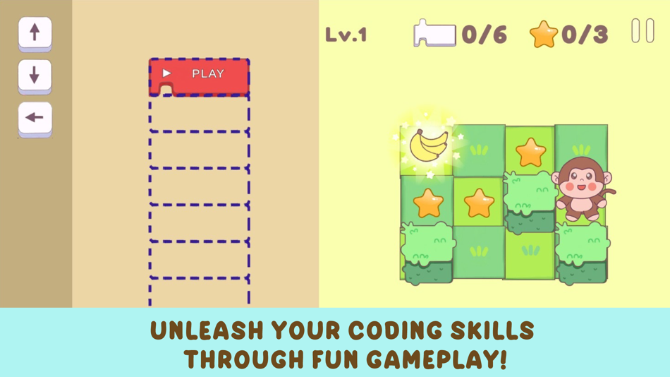 #1. Code Monkey Junior Coding Game (iOS) โดย: PLAY AND LEARN EDUCATIONAL GAMES FOR KIDS