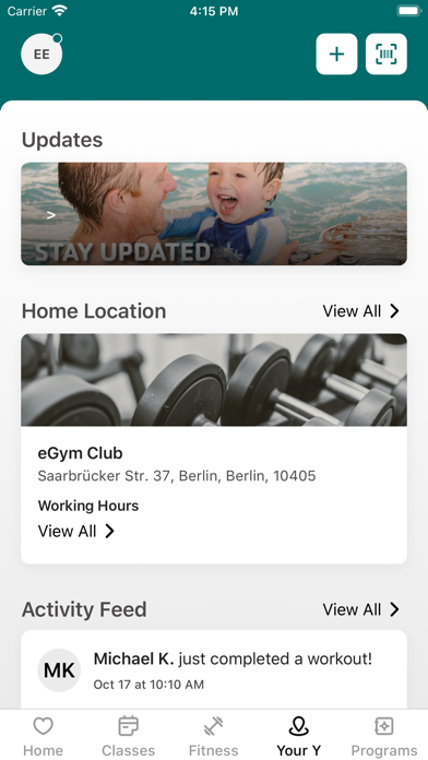 North Shore YMCA Screenshot