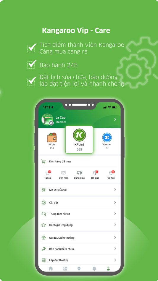 #3. OneKangaroo (iOS) 由: Kangaroo Technology Joint Stock Company