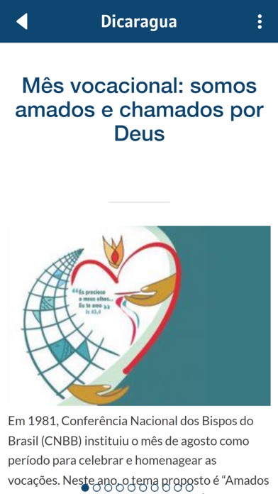 Dicaragua - Minha Paróquia Screenshot