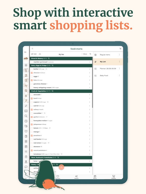 foodbymaria Delicious Recipes iPad screenshot 6 - Food & Drink app