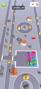 Perfect Traffic 3D -Stack Run screenshot #1 for iPhone