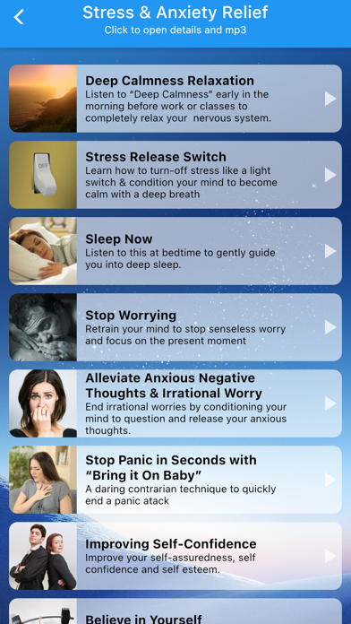 InstaCalm Anxiety Treatment Screenshot