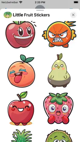 Game screenshot Little Fruit Stickers hack