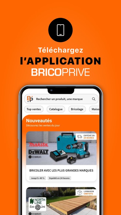 Screenshot #1 pour Brico Privé - Ventes privées