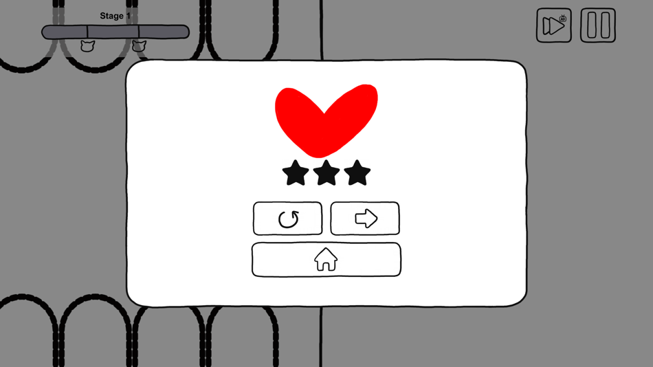 #6. Cat Save Cat (iOS) Podle: NURI YANG