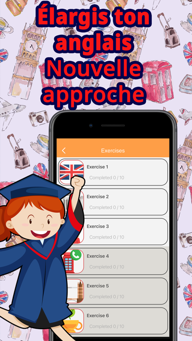 Screenshot #1 pour Apprendre l'anglais grammaire