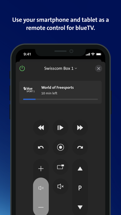 Swisscom blue TV Screenshot