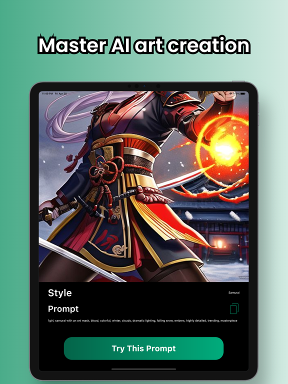 Anime AI - Wallpaper Generator iPad screenshot 6 - Entertainment app