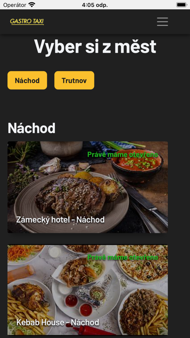 Gastro-Taxi Screenshot