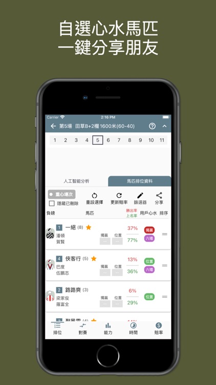 揀馬易 Horse Racing Assistant screenshot-5