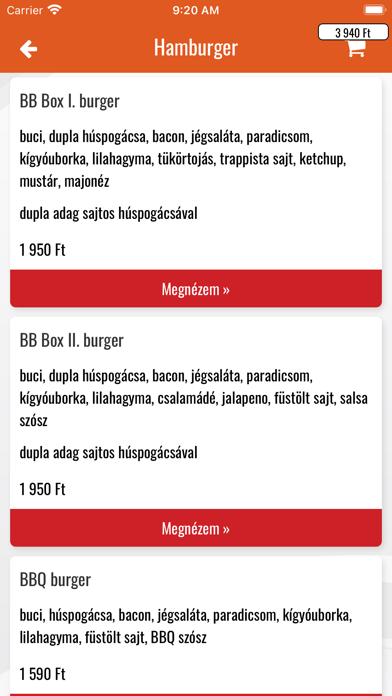 BB Box Kitchen Screenshot