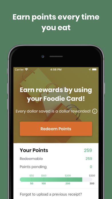 Foodie Card Screenshot