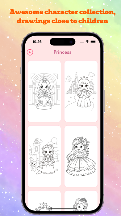 Coloring Pages: Princess Screenshot