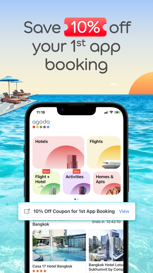 Agoda: Cheap Flights & Hotels - 12.17.0 - (iOS)