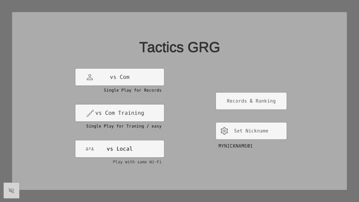 Tactics GRG