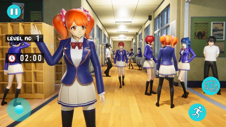 Anime Girl School Life Sim screenshot-3