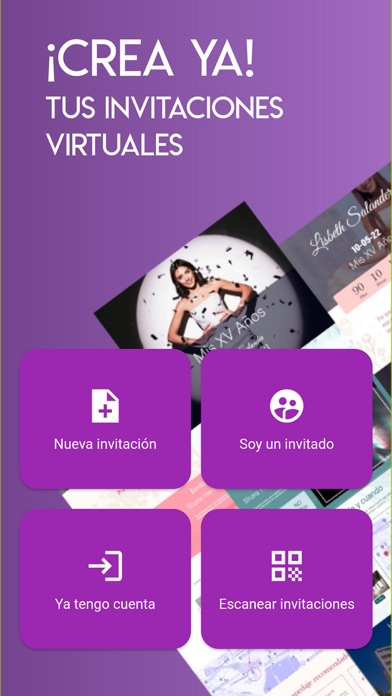 Invitaciones virtuales Screenshot