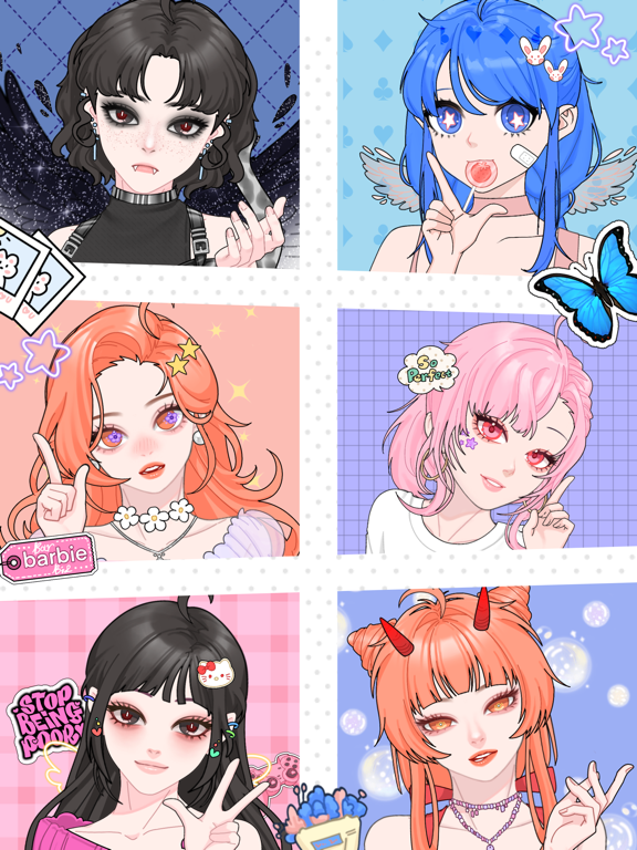 Anime Avatar Maker-Design iPad screenshot 5 - Games app